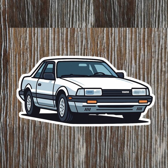 MAZDA 626 2nd generation 1983 - 1987 Vinyl Sticker - Picture 1 of 1